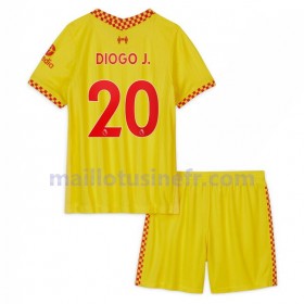 Maillot de Foot Liverpool Diogo Jota 20 Troisième 2021-22 - Enfant